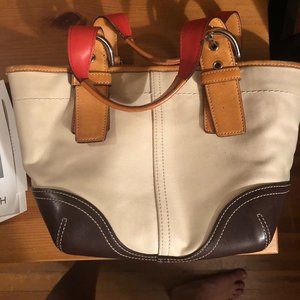 Coach Mini Canvas/Leather L2J-9509